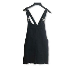 Zara Black Denim Romper